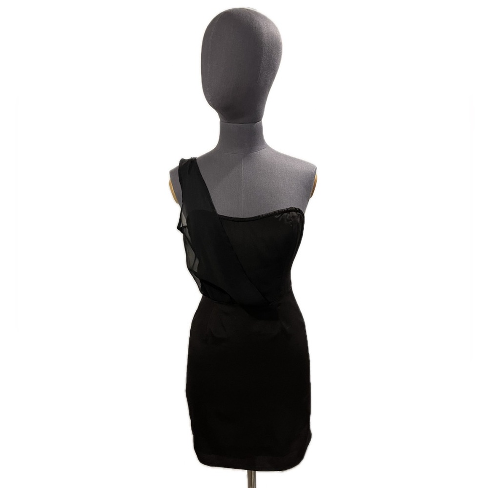 Volcom Chic Black One-Shoulder Dress